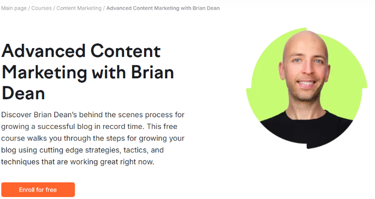 Advanced Content Marketing with Brian Dean