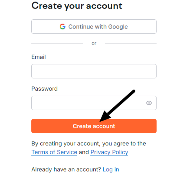 Create Your Account Or Login 