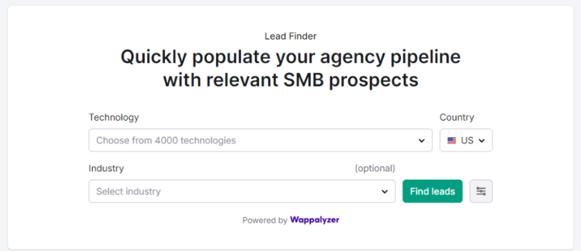 Semrush Lead Finder